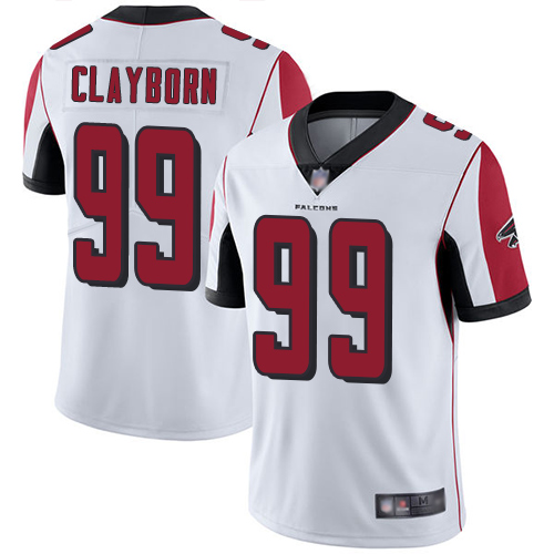 Atlanta Falcons Limited White Men Adrian Clayborn Road Jersey NFL Football 99 Vapor Untouchable